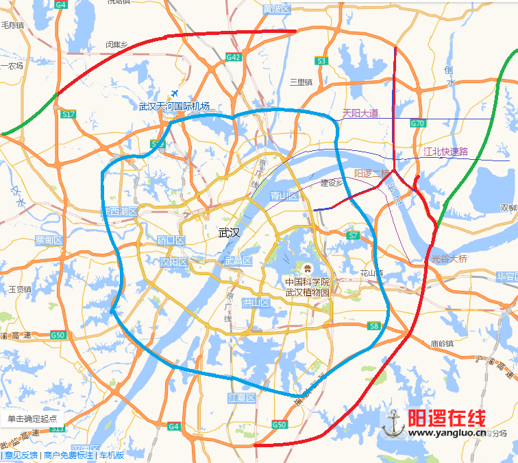 武汉五环线最新规划图_武汉六环线规划图