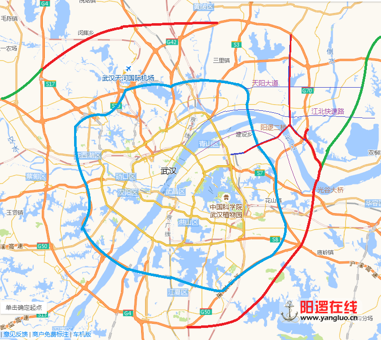 聊聊武汉四环五环及阳逻的快速路