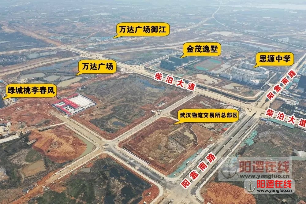 阳逻之心主干道阳靠南路尾段报建