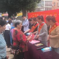 阳逻街永平社区开展防灾减灾宣传活动