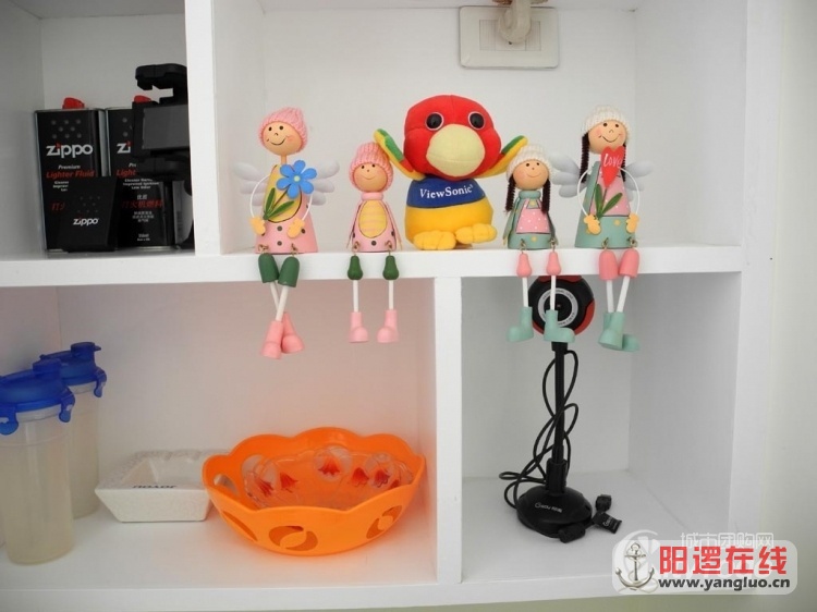 网购优派显示器送的公仔鸟