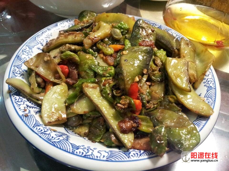 这是老板自己种的峨眉豆同