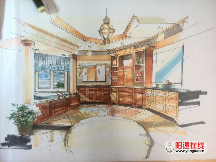 欧式风格浴室