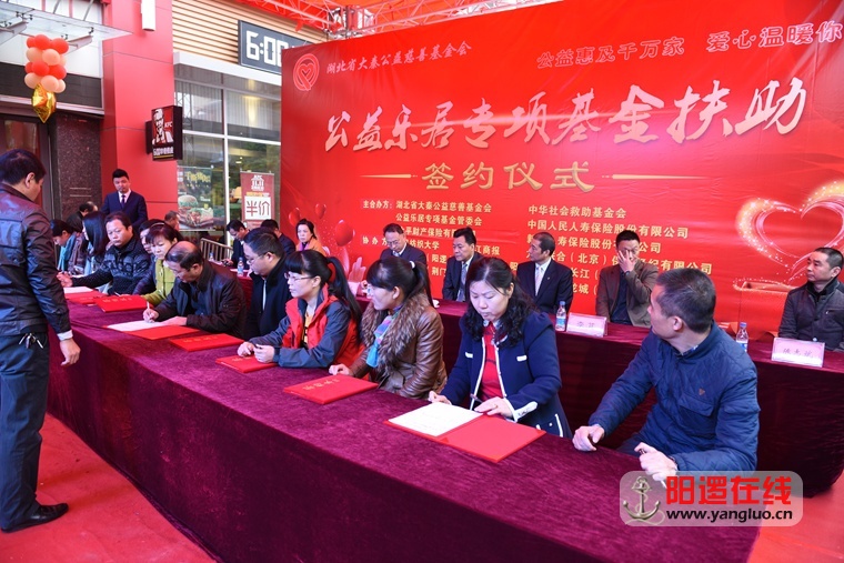 湖北省大秦公益慈善基金会与阳逻地区20名业主签订扶助协议.jpg