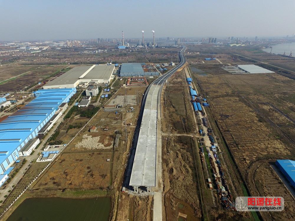 江北快速路新洲段最西端.jpg