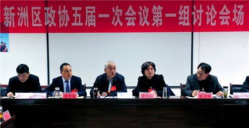 陈新垓参加政协第一组讨论