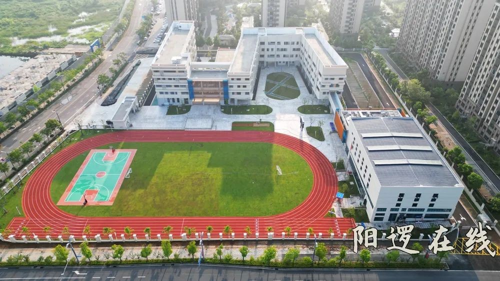 阳逻八小航拍图