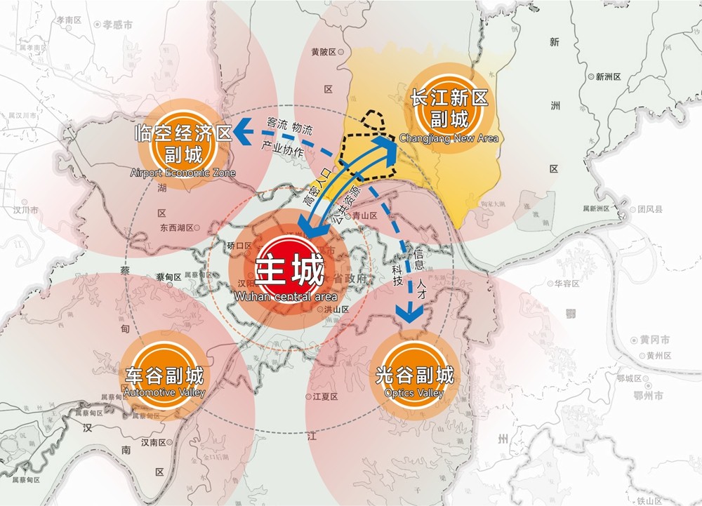 武汉四大副城